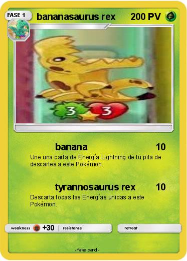 Pokemon bananasaurus rex