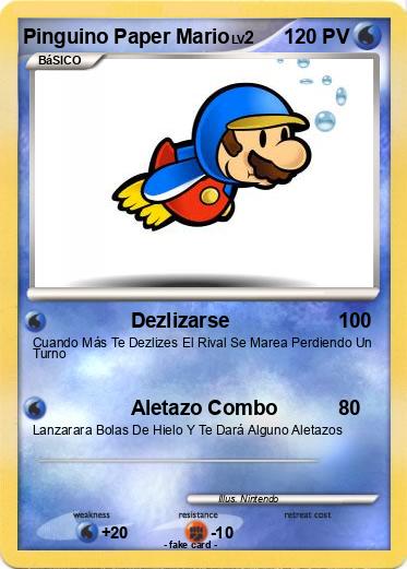 Pokemon Pinguino Paper Mario