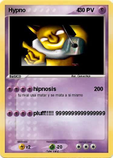 Pokemon Hypno                                 4