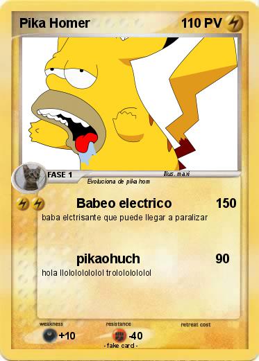 Pokemon Pika Homer