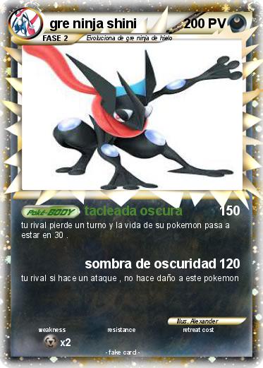 Pokemon gre ninja shini