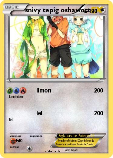 Pokemon snivy tepig oshawott