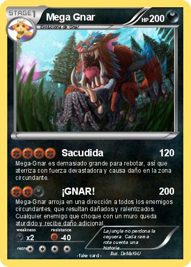 Pokemon Mega Gnar