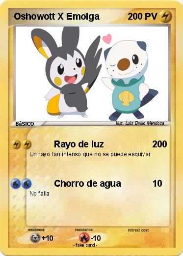 Pokemon Oshowott X Emolga
