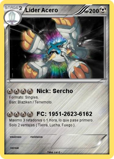 Pokemon Líder Acero