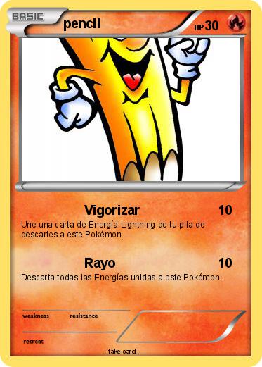 Pokemon pencil
