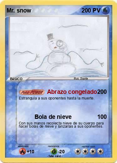 Pokemon Mr. snow