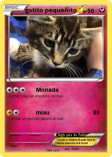 Pokemon gatito pequeñito