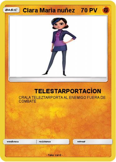 Pokemon Clara Marìa nuñez