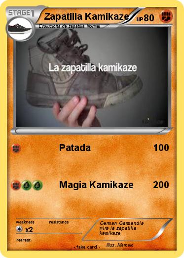 Pokemon Zapatilla Kamikaze