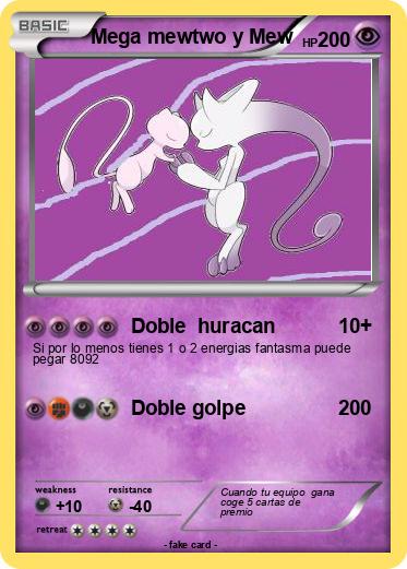 Pokemon Mega mewtwo y Mew
