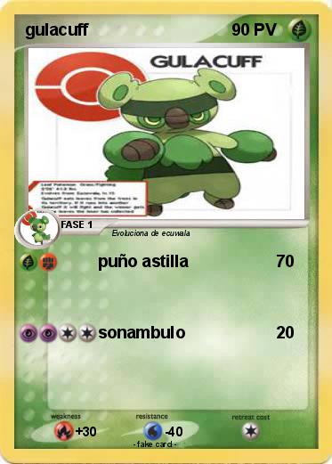 Pokemon gulacuff