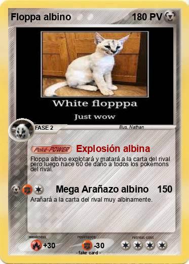 Pokemon Floppa albino