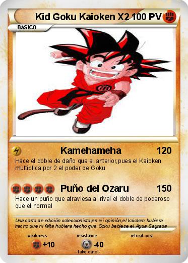 Pokemon Kid Goku Kaioken X2
