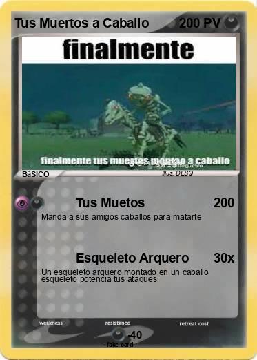 Pokemon Tus Muertos a Caballo