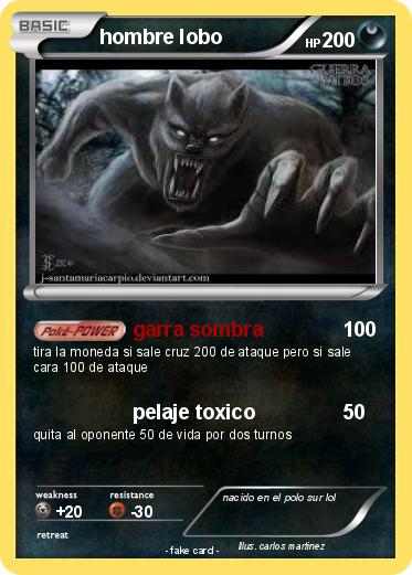 Pokemon hombre lobo