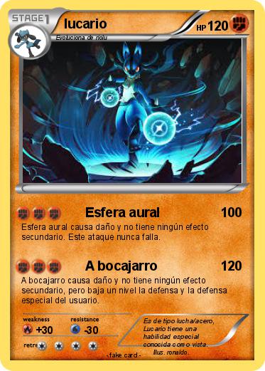 Pokemon lucario