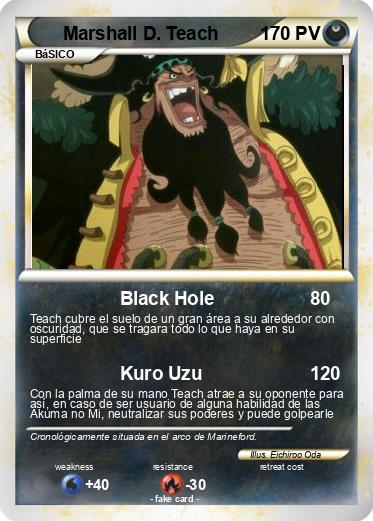 Pokemon Marshall D. Teach