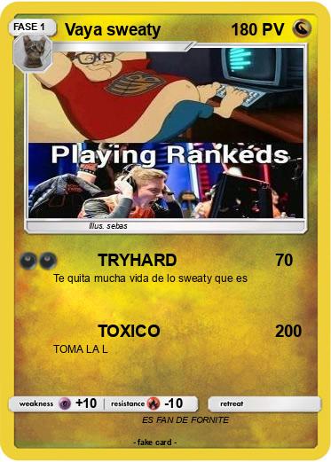 Pokemon Vaya sweaty
