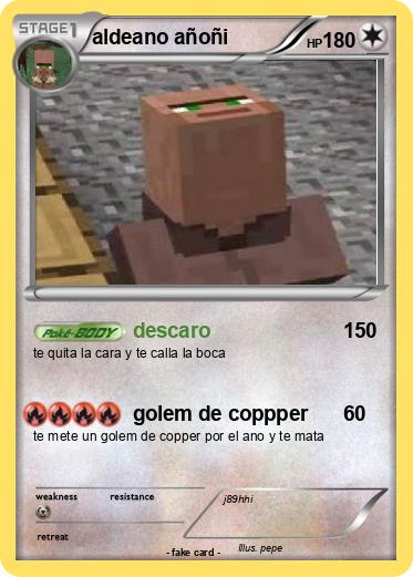 Pokemon aldeano añoñi
