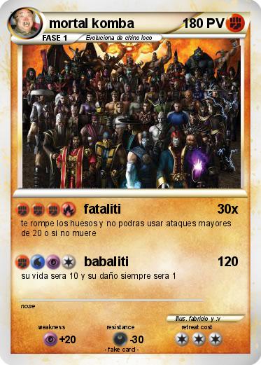 Pokemon mortal komba