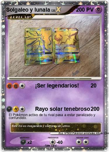Pokemon Solgaleo y lunala