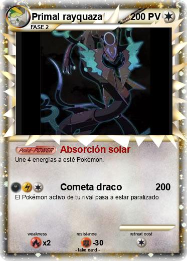 Pokemon Primal rayquaza