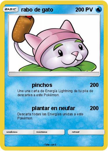 Pokemon rabo de gato