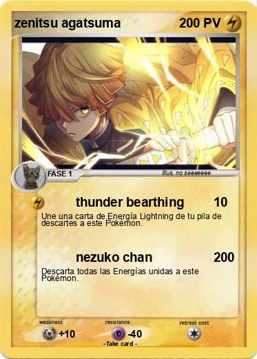 Pokemon zenitsu agatsuma