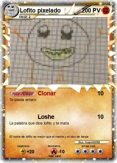 Pokemon Lofito pixelado
