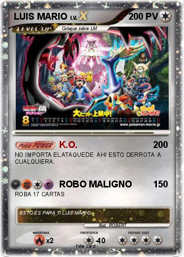 Pokemon LUIS MARIO