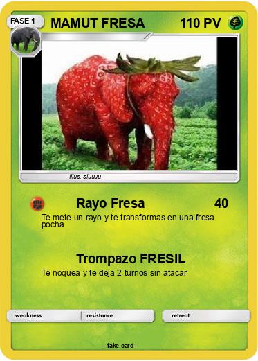 Pokemon MAMUT FRESA