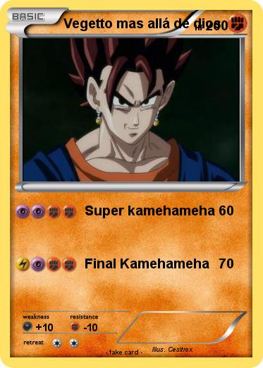 Pokemon Vegetto mas allá de dios