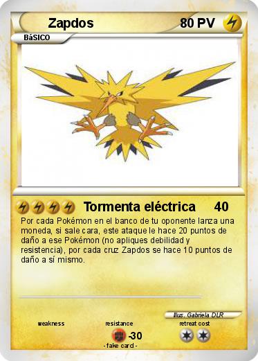 Pokemon Zapdos
