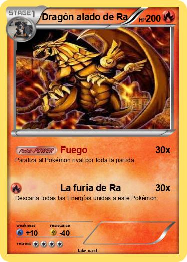 Pokemon Dragón alado de Ra