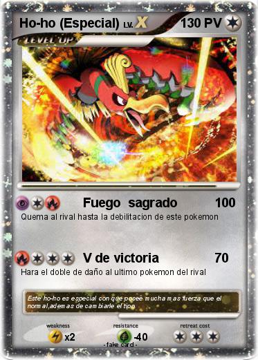 Pokemon Ho-ho (Especial)