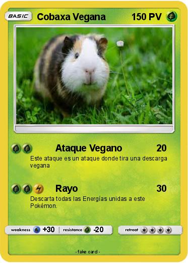 Pokemon Cobaxa Vegana