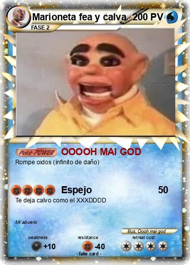 Pokemon Marioneta fea y calva