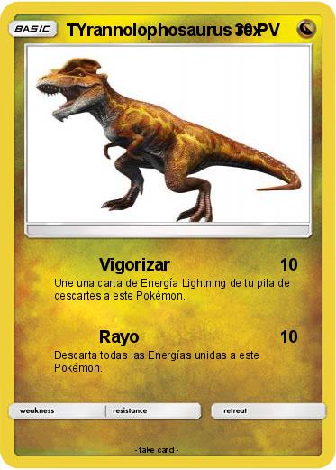 Pokemon TYrannolophosaurus rex