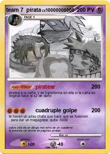 Pokemon team 7  pirata