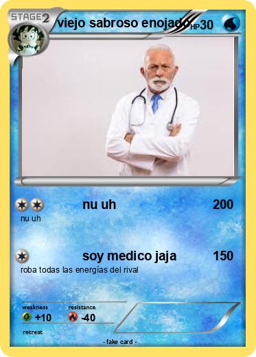Pokemon viejo sabroso enojado