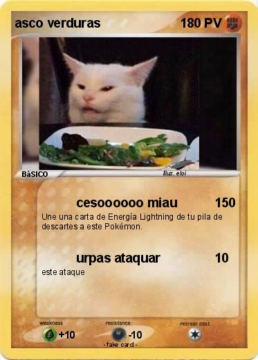 Pokemon asco verduras