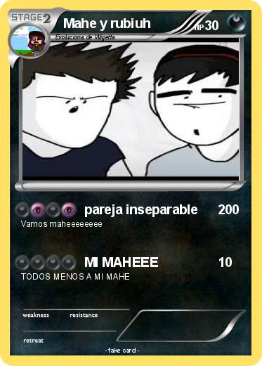 Pokemon Mahe y rubiuh