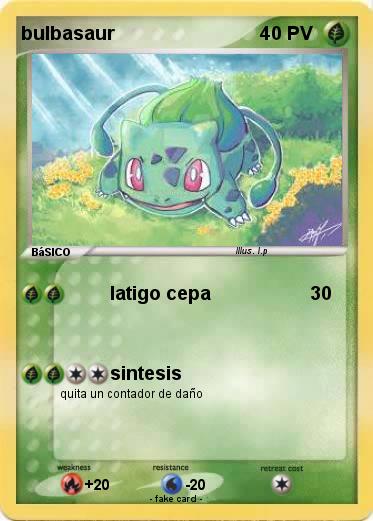 Pokemon bulbasaur