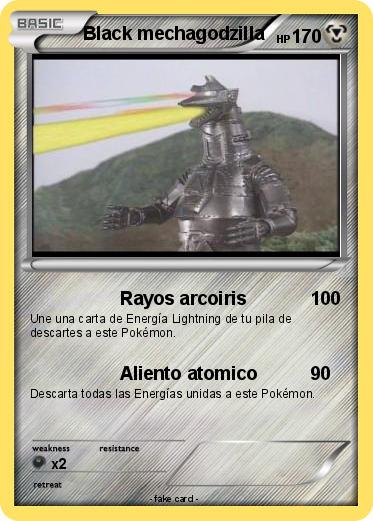 Pokemon Black mechagodzilla
