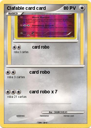 Pokemon Clafable card card