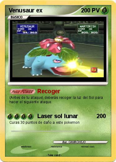 Pokemon Venusaur ex