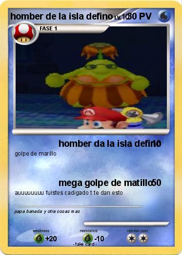 Pokemon homber de la isla defino