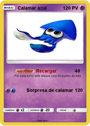 Pokemon Calamar azul
