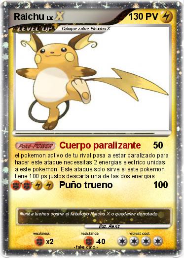 Pokemon Raichu